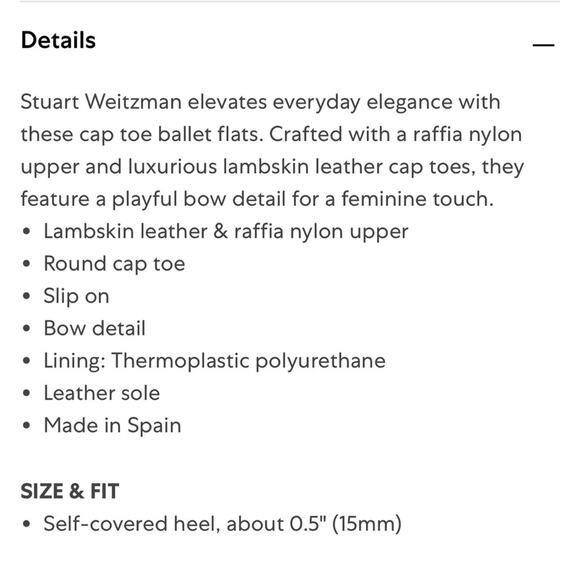 Stuart Weitzman Sleek Cap Toe Bow Flat in Natural Seashell - Picture 3 of 9